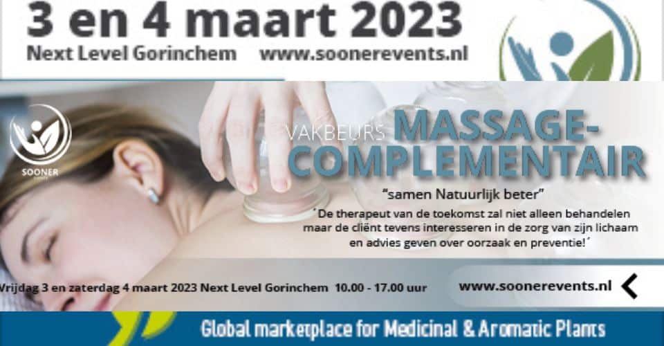 Kortingscode Vakbeurs Massage-Complementair Gorinchem 3 & 4 maart 2023